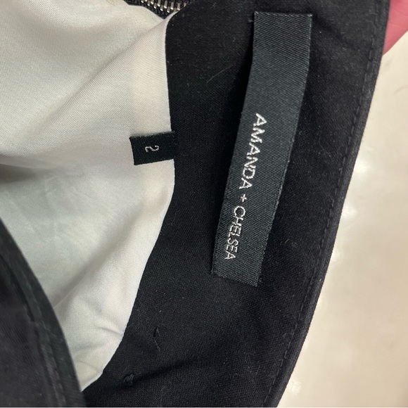 Black and white striped A line skirt - Picture 3 of 3